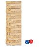 Kids Mandi Wooden Blocks Stacking Game and Tumbling Building Block for Toddlers Kids Timber Tower Wood Blocks - 54 Pieces