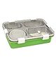 Yamama 4 Grid Insulated Stainless Steel Lunch Box With Separate Bowl With Lid - Green