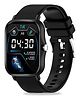 pTron Force X 10e Smartwatch Full Touch Color Display 24 x 7 Heart Rate Tracking SpO2 Multiple Faces 10 to 12 Days Runtime Sleep Health Fitness Trackers & IP68 Waterproof - Black