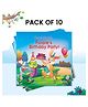 Purple Turtle Birthday Returns Story Books  Purple's Birthday Party  Pack of 10 Big Story Books