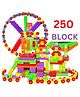 RINISH INDIA Building Blocks toy for Kids with Wheel Educational Puzzle Block Game Puzzle Assemble Indoor Brain Game Multicolour - 250 Pieces