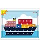 TodFod Ship Shaped Wooden Jigsaw Puzzle English Alphabets Multicolor  - 36 Pieces