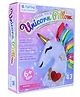 PepPlay Unicorn Pillow DIY kit Art & Craft Activity Kit for Kids | Gift Toys for Home Decor Item White - 43 Pieces