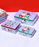 A Vintage Affair Happy Holidays Rectangle Storage Box Set of 3 - Blue