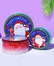 A Vintage Affair Seasons Greetings Round Storage Box Set of 3 - Red