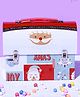 A Vintage Affair Abstract Santa Trunk Box Piggy Bank - Multicolour