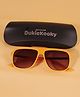 DukieKooky UV Protected Lens Sunglass With Case - Orange