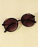 DukieKooky Round Sunglasses With UV Protected Lens - Black