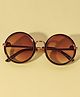 DukieKooky Round Sunglasses With UV Protected Lens - Brown
