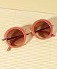 DukieKooky Round Sunglasses With UV Protected Lens - Orange