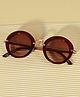 DukieKooky Round Sunglasses With UV Protected Lens - Brown