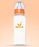 MYLO Feels Natural Baby Feeding Bottle, PP, BPA Free with anti-colic nipple Slim Neck - 250 ml (Zesty Orange)