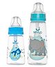 Mylo Baby Feels Natural Baby Feeding Bottle Slim Neck 125 ml & 250 ml Pack of 2 Bear Elephant - 375 ml