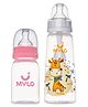 Mylo Baby Natural Feeding Bottle Slim Neck 125 ml and 250 ml Pack of 2 - 375 ml