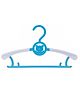 Adore Teddy Baby Clothes Hanger Pack of 5 - Blue