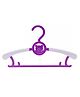 Adore Teddy Baby Clothes Hanger Pack of 5 - Purple