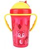 Adore Kiddo! Straw Training Sipper With Handle Retractable Straw Red - 400 ml