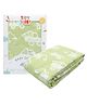 TIDY SLEEP Reversible Cotton Blanket Wrapper - Green