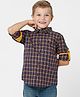 Kate & Oscar Full Sleeve Tartan Checked Shirt - Yellow