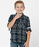 Kate & Oscar Full Sleeves Checked Shirt - Green