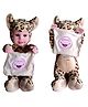 Oskart Peek-A-Boo Beautiful & Soft Plush Laughing Doll Toy with Moving Arms and Touch Sensor Multicolor - Height 40 cm (Assorted Print)