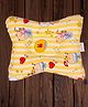 Mittenbooty Baby Pillow with soft cushioning in Bow Shape - Teddy Yellow