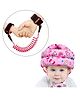 Safe O Kid Wrist Link With Baby Safety Cotton Helmet Head Protection - Multicolour