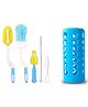 Safe-O-Kid 2-in-1 Baby Bottle Care Set  Soft Silicone Cover & Cleaning Brush (Assorted)