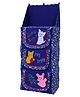 Kuber Industries Cloth Hanging Baby Three Cabinet Almirah Standard F26- Blue