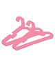 Kuber Industries Wide Plastic & Anti Rust Hooks Multipurpose Hangers Pack of 12 - Pink