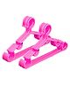 Kuber Industries Plastic Wardrobe Hanger Set Pack of 10 - Pink