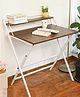 Faburaa Venus 36x24 Shelf Study Table for Home Light - Brown