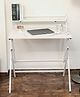 Faburaa Venus Foldable Study Table for Home - White