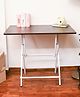 Faburaa Tablista  Foldable Table for Home & Office Dark - Brown