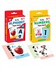 Little Berry Big Flash Cards for Kids Alphabet and Numbers Fun Learning Pack of 2 - 64 Cards