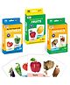Little Berry My First Flashcards: Fruits, Vegetables and Animals, Pack of 3 - 108 Cards