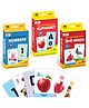 Little Berry My First Flashcards Alphabets Numbers and Hindi Varnmala Pack of 3 - 108 Cards