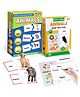 Little Berry Animals Match and Learn Puzzle and Write and Wipe Activity Flashcards Multicolor - 42 Pieces and 32 Cards
