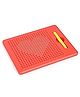 Vgrassp Doodle Writing Magnetic Drawing Board Erasable Mag Pad Drawing Board Small -  Red