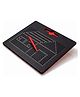 VGRASSP Doodle Writing Magnetic Drawing Board Erasable MagPad Play Pad Large - Red