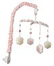 Abracadabra Musical Cot Mobile Vintage Floral Theme - Pink