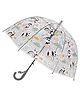 Abracadabra Pop-up Umbrella For Kids Panda Print - White