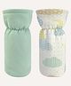 Abracadabra Bottle Cover Lost in Clouds Set of 2 Sea Green - Fits Upto 300 ml Bottle