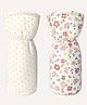 Abracadabra Bottle Cover Vintage Floral Pack of 2 Fits Upto 300 ml Feeding Bottle - Pink