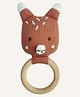 Abracadabra Organics Collectible Teether Fox - Red