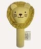 Abracadabra Organics Collectible Face Rattle Lion - Yellow