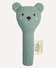 Abracadabra Organics Collectible Face Rattle Bear - Green