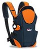 Chinmay Kids 3 in 1 Premium Baby Carrier Bag With Adjustable Strap & Head Support - Black Orange