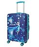 Novex Disney Original Frozen Hard Sided Polycarbonate Kids Trolley Bag with 4 Wheel - Blue