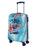 Novex Marvel Original Captain America Hard Sided Polycarbonate Kids Trolley Bag with 4 Wheel - Blue
